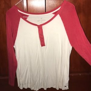 American Eagle baseball tee